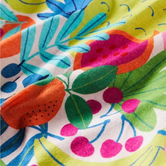 Boden Kids tie-front tropical tee. Size 13-14 - Picture 2 of 3